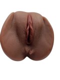 Masturbator No. 15 Vagin&amp;Anus, Material Realist TPE, Super Moale, Maro, 18 cm, Passion Labs