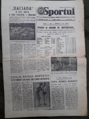 Ziarul Sportul din 22 mai 1977 foto