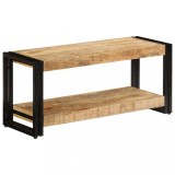 Cumpara ieftin Comodă TV, 90x30x40 cm, lemn masiv de mango