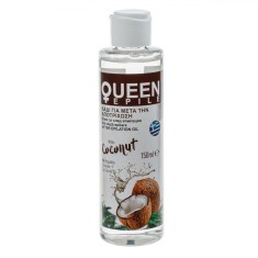 Ulei Post-Epilare, Queen Temple, Nucă de Cocos, Capacitate 150ml