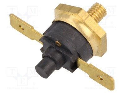 Termostat NC 90&amp;deg;C 16A 250VAC TOMIC cu terminali 6,3mm &amp;plusmn;15&amp;deg;C foto