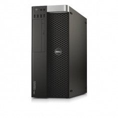 Workstation DELL Precision T5810 Tower, Intel Quad Core Xeon E5-1607 v3 3.1 GHz, 16 GB DDR4 ECC, 1 TB HDD SATA, DVD, Placa Video NVIDIA Quadro K600, W foto