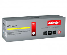 Cartus toner compatibil CC532A Yellow pentru HP 304A, Premium Activejet, Garantie 5 ani foto