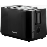 Toaster DAEWOO, 750 W, 6 niveluri de rumenire, Negru