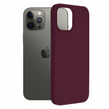Cumpara ieftin Husa pentru iPhone 12 Pro Max, Techsuit Soft Edge Silicone, Plum Violet