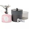 Set Gatit MSR PocketRocket Deluxe Stove Kit: Arzator, Vas Aluminiu Anodizat 1.2L, Bol, Capac, Sac Transport - Ultracompact &amp; Performant