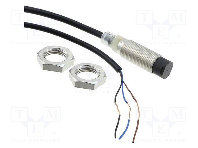 Senzor inductiv OMRON E2B 0-8mm PNP NO 10-30V M12 IP67 alamă
