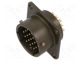 Conector circular soclu tată AMPHENOL PT/451 7,5A 600V 19 pini drept