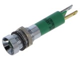 Lampă LED Verde &Oslash;8mm 24V IP67 CML INNOVATIVE TECHNOLOGIES
