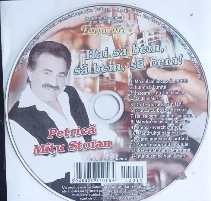 CD Petrică M&acirc;țu Stoian &ndash; Hai sa bem, sa bem, sa bem!