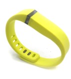 Bratara TPU pentru Fitbit Flex-Mărime L-Culoare Galben, Oem