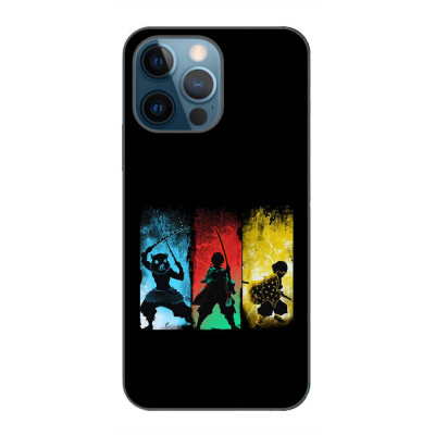 Husa compatibila cu Apple iPhone 12 Pro Silicon Gel Tpu Model Demon Slayer Team foto