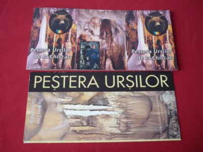 SET, LOT CARTI POSTALE CU MATCA, PESTERA URSILOR, 9 BUC. foto