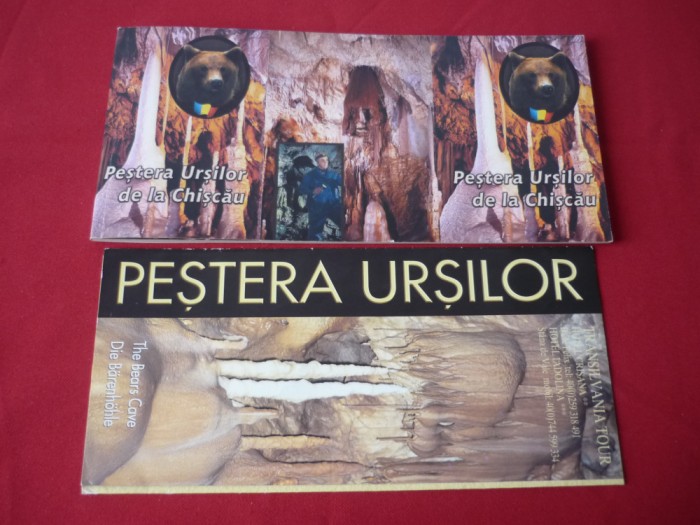 SET, LOT CARTI POSTALE CU MATCA, PESTERA URSILOR, 9 BUC.