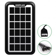 Panou solar GD-10x portabil 3W GDPLUS