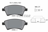 Set placute frana TEXTAR 2439101