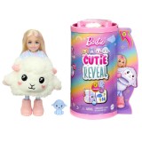 Cumpara ieftin Papusa Chelsea, Barbie, Cutie Reveal, Mielusel, 6 surprize, HKR18