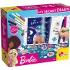 Jurnal Secret Barbie cu Lacat si Cheie, Abtibilduri si Markere Magice Lisciani. Activitati Distractive, 5 ani+