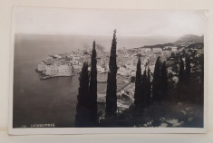 DUBROVNIK , IMAGINE SPRE MARE , CARTE POSTALA ILUSTRATA , 1936 foto