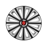 Cumpara ieftin Trend Set 4 capace roti Trend R15 pentru gama auto Suzuki Trend Silver-Black