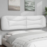 Perna pentru tablie pat, alb, 200 cm, piele artificiala GartenMobel Dekor, vidaXL
