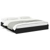 Cadru Pat Gossi Negru 180x200 cm cu Sertare, Lemn Prelucrat