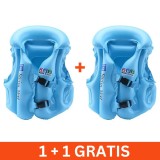 Vesta gonflabila inot pentru copii, marimea M, vinil, 1+1 gratis