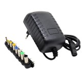 Sursa alimentare YDS 5V 2A cu 8 x Mufe iesire diverse dimensiuni carcasa plastic 10W SafetyGuard Surveillance
