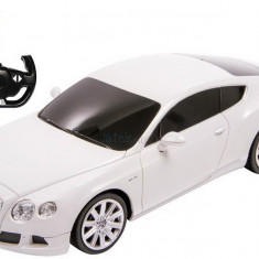 MASINA CU TELECOMANDA BENTLEY CONTINENTAL GT ALB CU SCARA 1 LA 24 SuperHeroes ToysZone