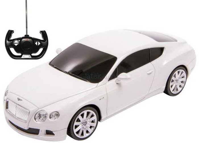 MASINA CU TELECOMANDA BENTLEY CONTINENTAL GT ALB CU SCARA 1 LA 24 SuperHeroes ToysZone