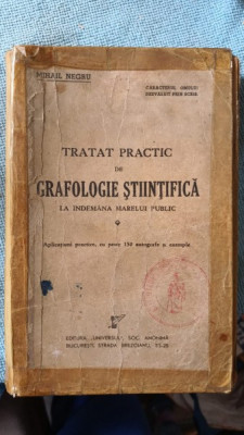 TRATAT PRACTIC DE GRAFOLOGIE STIINTIFICA - MIHAIL NEGRU foto