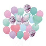 Baloane de Petrecere Pastel: Fluture, Inime și Confetti, CMCLASS