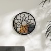 VidaXL Oglindă rotundă,negru,60x3 cm,fier,pentru utilizare &icirc;n interior 3093538