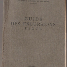 Guide des excursions. Texte - Ghidul excursiilor - Muntii Carpati (1927)