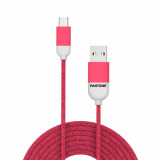 Cumpara ieftin Cablu Micro USB - Pantone - Pink | Balvi