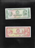Set Peru 5 + 10 soles de oro 1970 aunc-unc