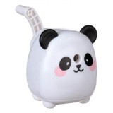 Ascuțitoare Mecanică, Model Urs Panda, Culoare Alb, Material Plastic, Oem