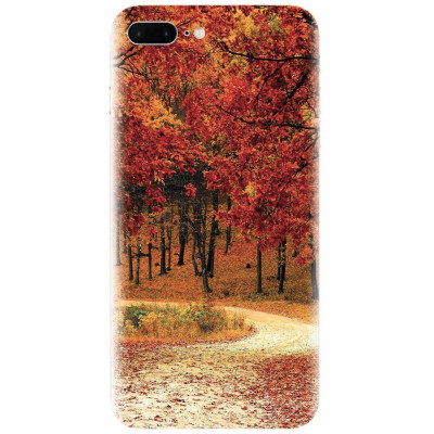 Husa silicon pentru Apple Iphone 7 Plus, Autumn foto
