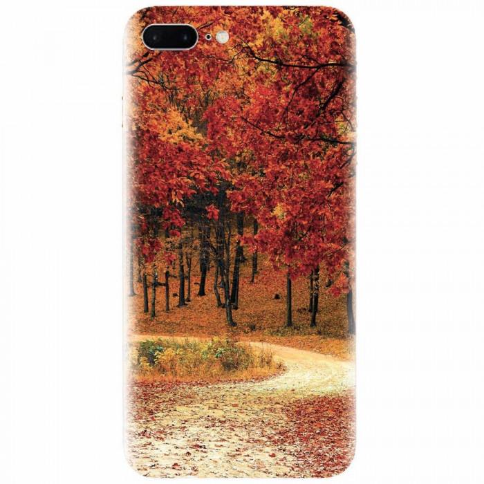 Husa silicon pentru Apple Iphone 7 Plus, Autumn