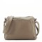 Geanta taupe din piele naturala Camelia 123