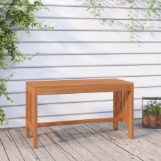 vidaXL Bancă de grădină, 80 cm, lemn masiv de eucalipt 363287