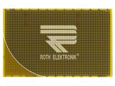 Placă universală singură faţă ROTH ELEKTRONIK GMBH, W: 100mm, L: 160mm