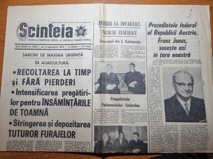 scanteia 11 septembrie 1969-art. hanul prahova