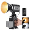 Proiector profesional LED, Bi-color Neewer MS60B, putere 65W, temperatura culoare 2700-6500K, baterii si incarcator incluse