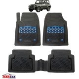 Jeep Wrangler TJ Covorase Auto TeamCar&reg; Tip Tavita Compatibile (1997&ndash;2006) Blue, Cauciuc