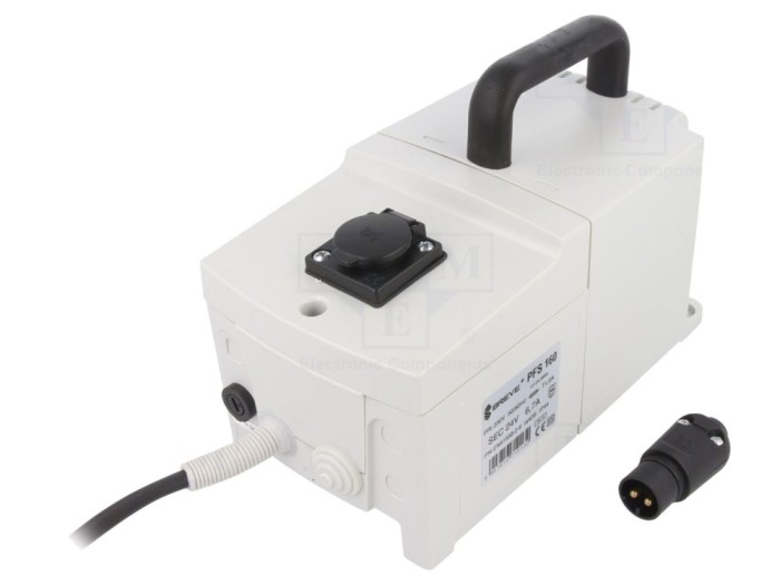 Transformator siguranță 160VA 24V IP44