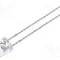 Dioda LED 5mm, albastru, plat, 2.8...4V, OPTOSUPPLY - OSUB53E1A-IJ