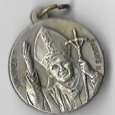 Medalie religioasa, Papa Paul III argintata, 23 mm, 1983 - Vatican