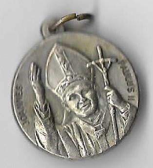 Medalie religioasa, Papa Paul III argintata, 23 mm, 1983 - Vatican foto