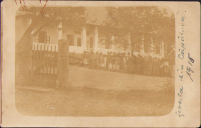 HST P830 Poză școala din Căp&amp;acirc;lna jud Sălaj 1915 foto